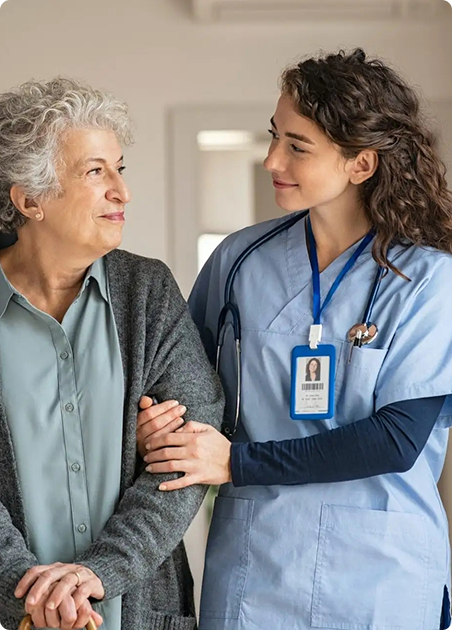 Nurse with Patient